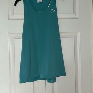 Teal Gymshark Women's Tank Top